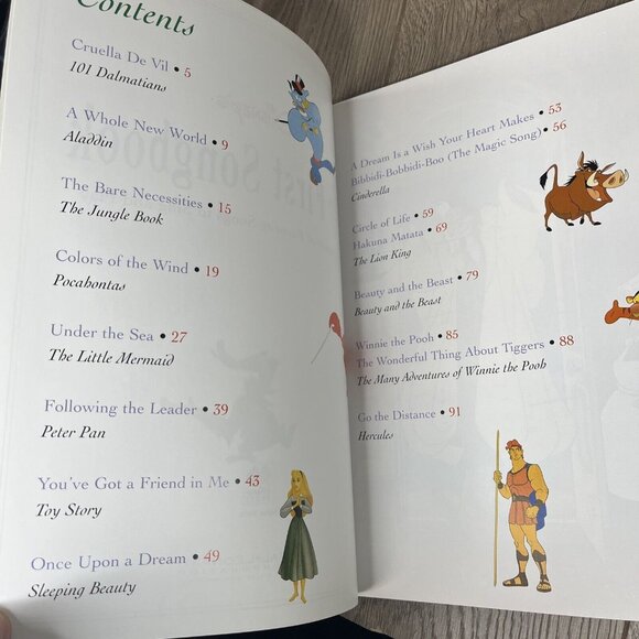 Disney's My First Songbook Sheet Music Easy Piano Songbook Volume 1 Hal Leonard - Picture 5 of 8